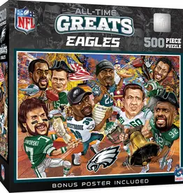 MASTERPIECES Philadelphia Eagles All-Time Greats 500 Piece Puzzle