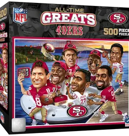 MASTERPIECES San Francisco 49ers All-Time Greats 500 Piece Puzzle