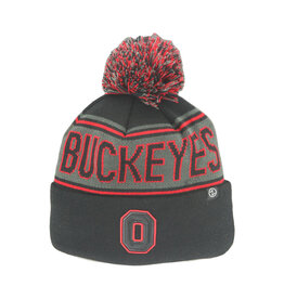Zephyr Ohio State Buckeyes Midnight Cuffed Knit Hat
