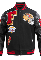 Pro Standard San Francisco 49ers Men' Mash Up Varsity Jacket