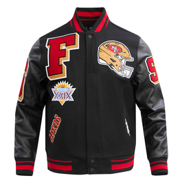 Pro Standard San Francisco 49ers Men' Mash Up Varsity Jacket