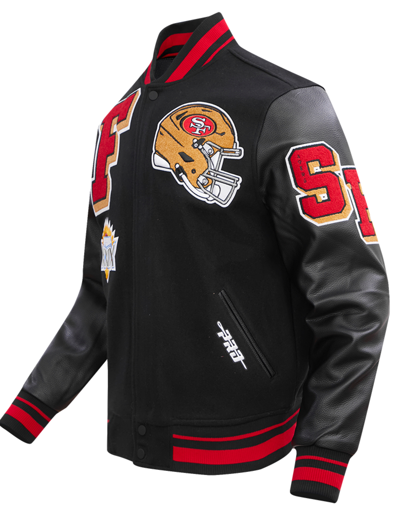 Pro Standard San Francisco 49ers Men' Mash Up Varsity Jacket