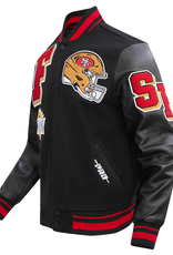 Pro Standard San Francisco 49ers Men' Mash Up Varsity Jacket