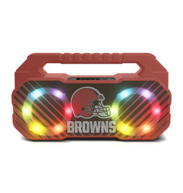Prime Brands Group Cleveland Browns LED Boom Box Speaker