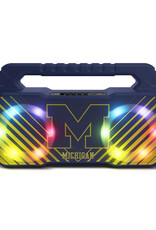 Prime Brands Group Michigan Wolverines LED Boom Box Speaker
