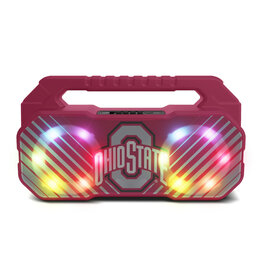 Prime Brands Group Ohio State Buckeyes LED Boom Box Speaker