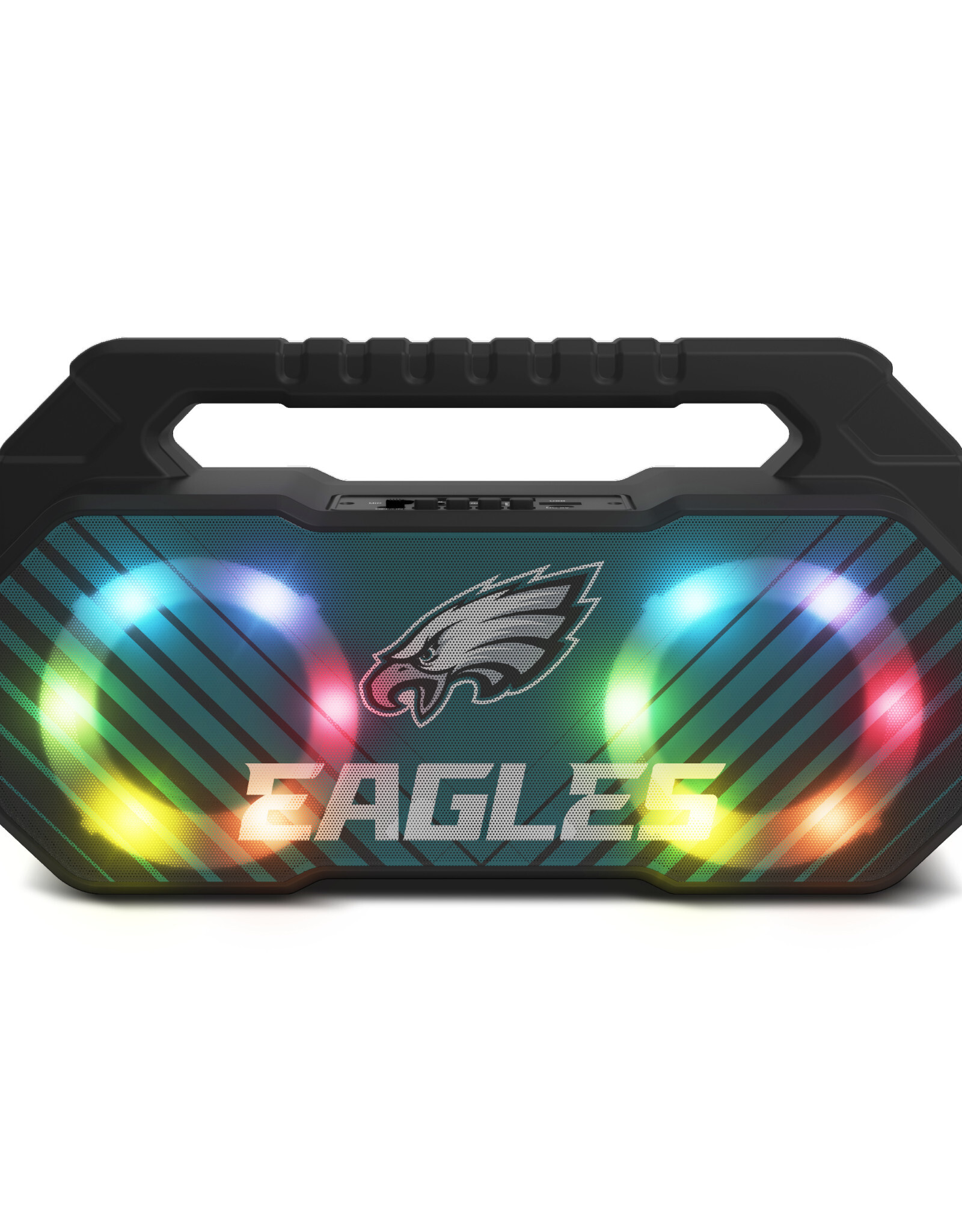 Prime Brands Group Philadelphia Eagles LED Boom Box Speaker