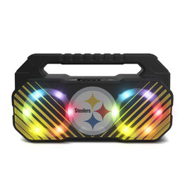 Prime Brands Group Pittsburgh Steelers LED Boom Box Speaker
