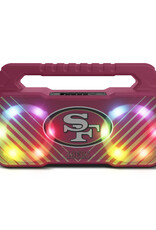 Prime Brands Group San Francisco 49ers LED Boom Box Speaker