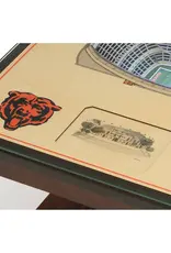 YOU THE FAN Chicago Bears 25-Layer LED StadiumView End Table