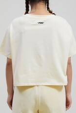 Pro Standard Cleveland Browns Women's Retro Classic Boxy Tee - Eggshell