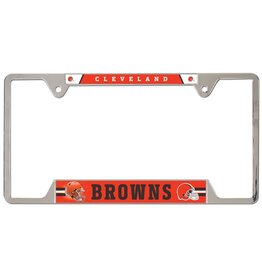 WINCRAFT Cleveland Browns Metal License Plate Frame