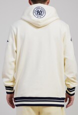 Pro Standard New York Yankees Men's Retro Classic Fleece Pullover Hoodie - Eggshell