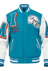 Pro Standard Miami Dolphins Men's Mash Up Varsity Jacket