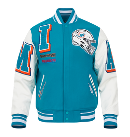 Pro Standard Miami Dolphins Men's Mash Up Varsity Jacket
