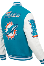 Pro Standard Miami Dolphins Men's Mash Up Varsity Jacket