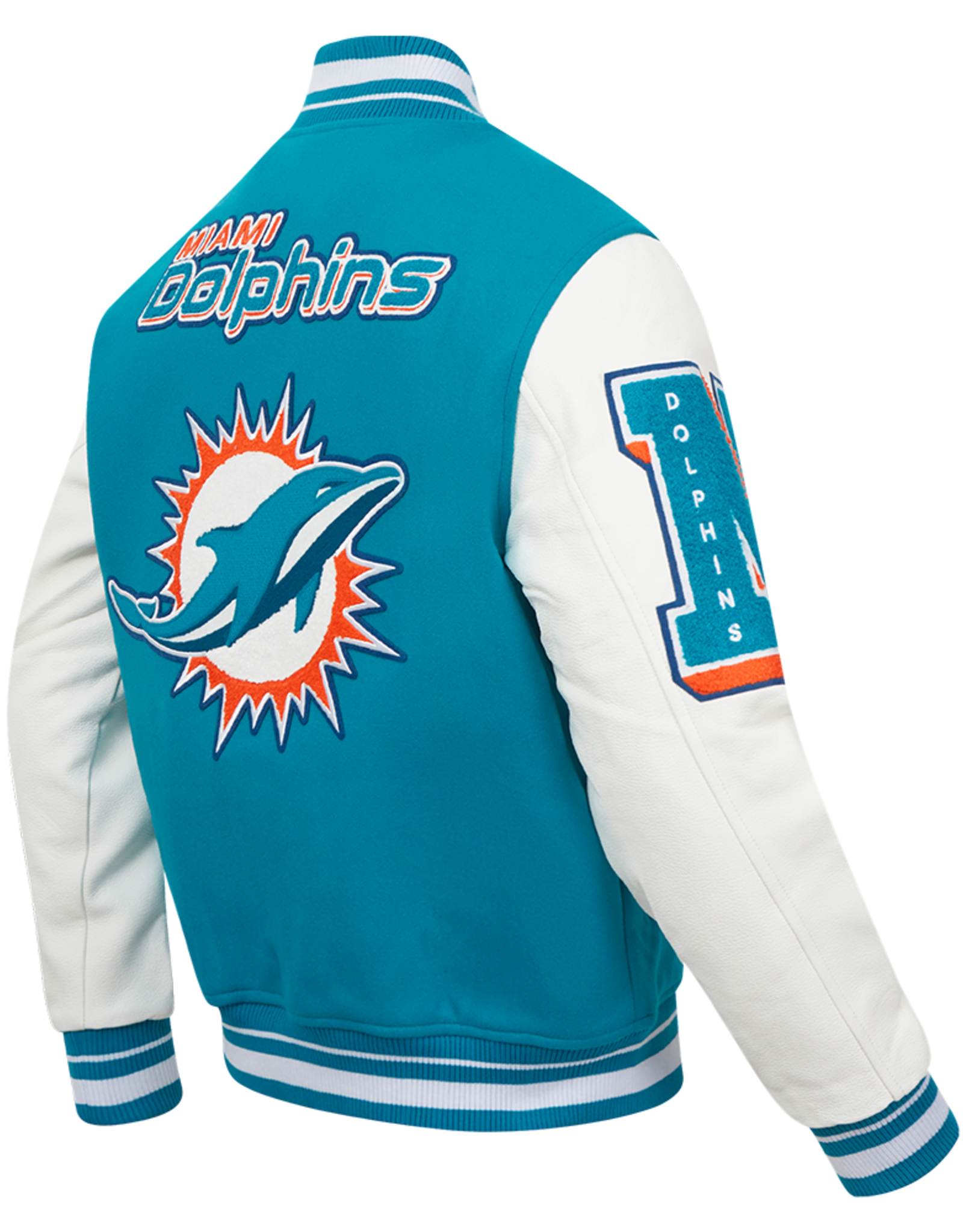 Pro Standard Miami Dolphins Men's Mash Up Varsity Jacket