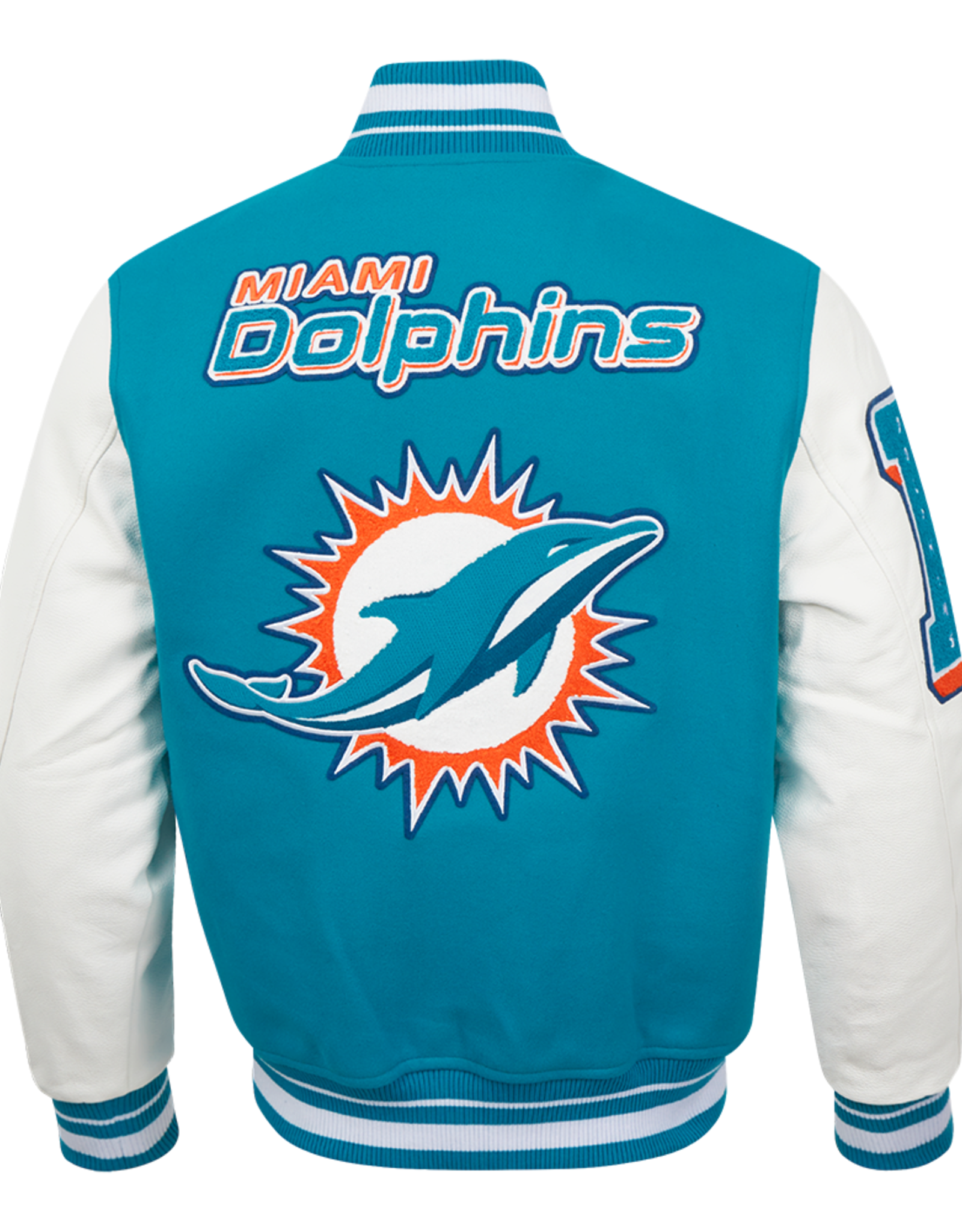 Pro Standard Miami Dolphins Men's Mash Up Varsity Jacket