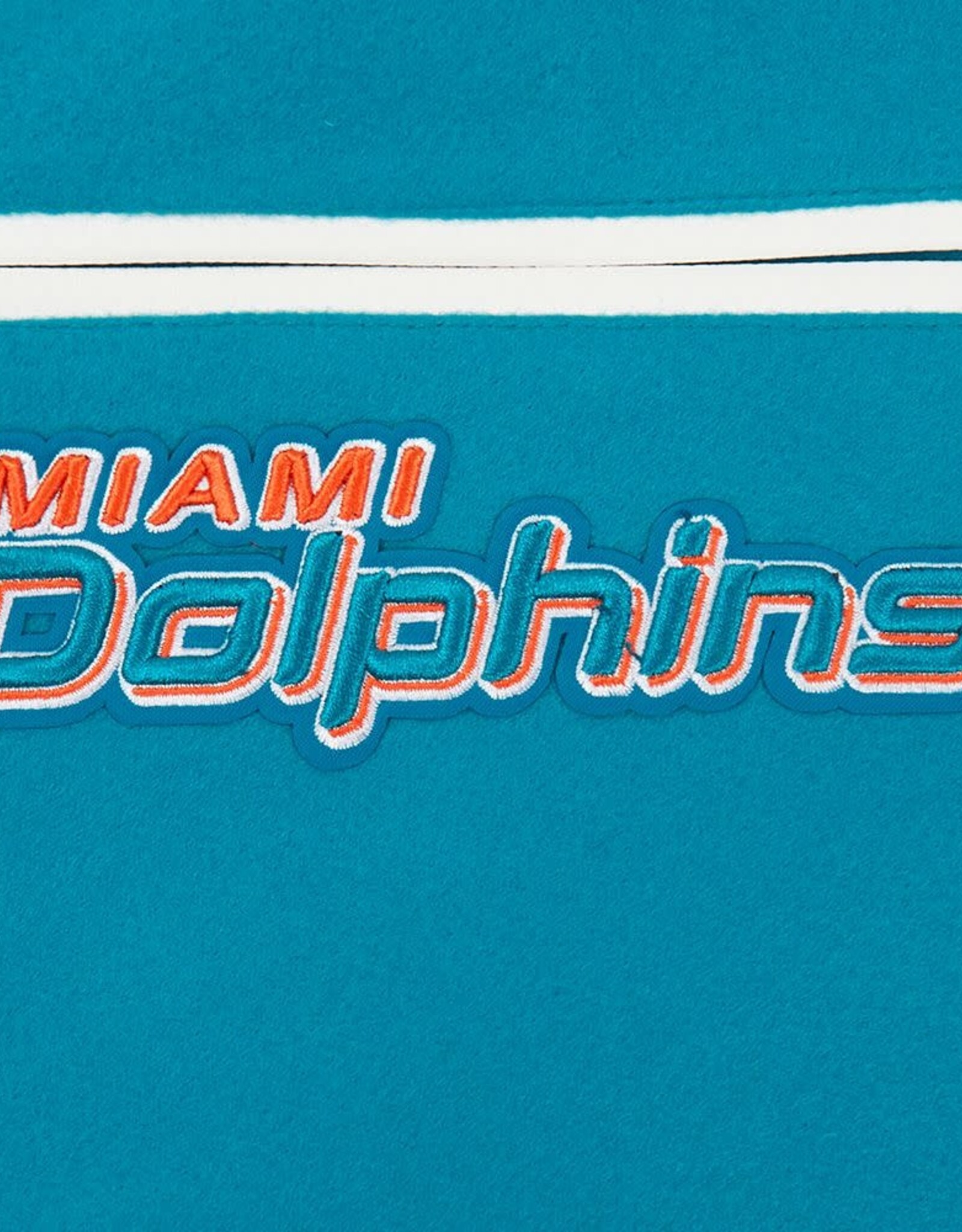 Pro Standard Miami Dolphins Men's Mash Up Varsity Jacket