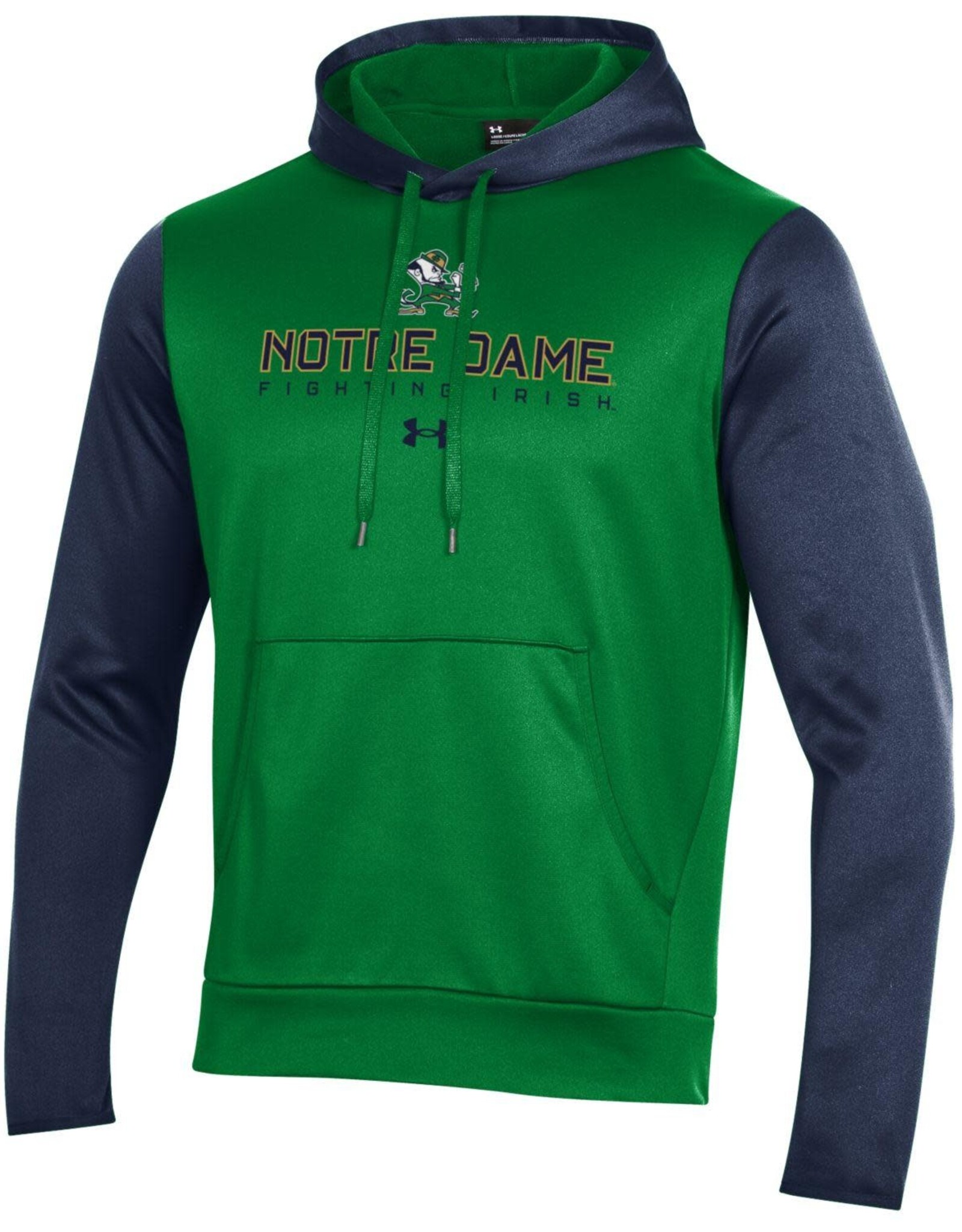 Under Armour Notre Dame Fighting Irish Men's Armour Fleece Colorblock Pullover Hoodie