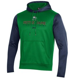 Under Armour Notre Dame Fighting Irish Men's Armour Fleece Colorblock Pullover Hoodie