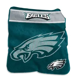 Logo Brands Philadelphia Eagles 60x80 Raschel Plush Digitized Blanket