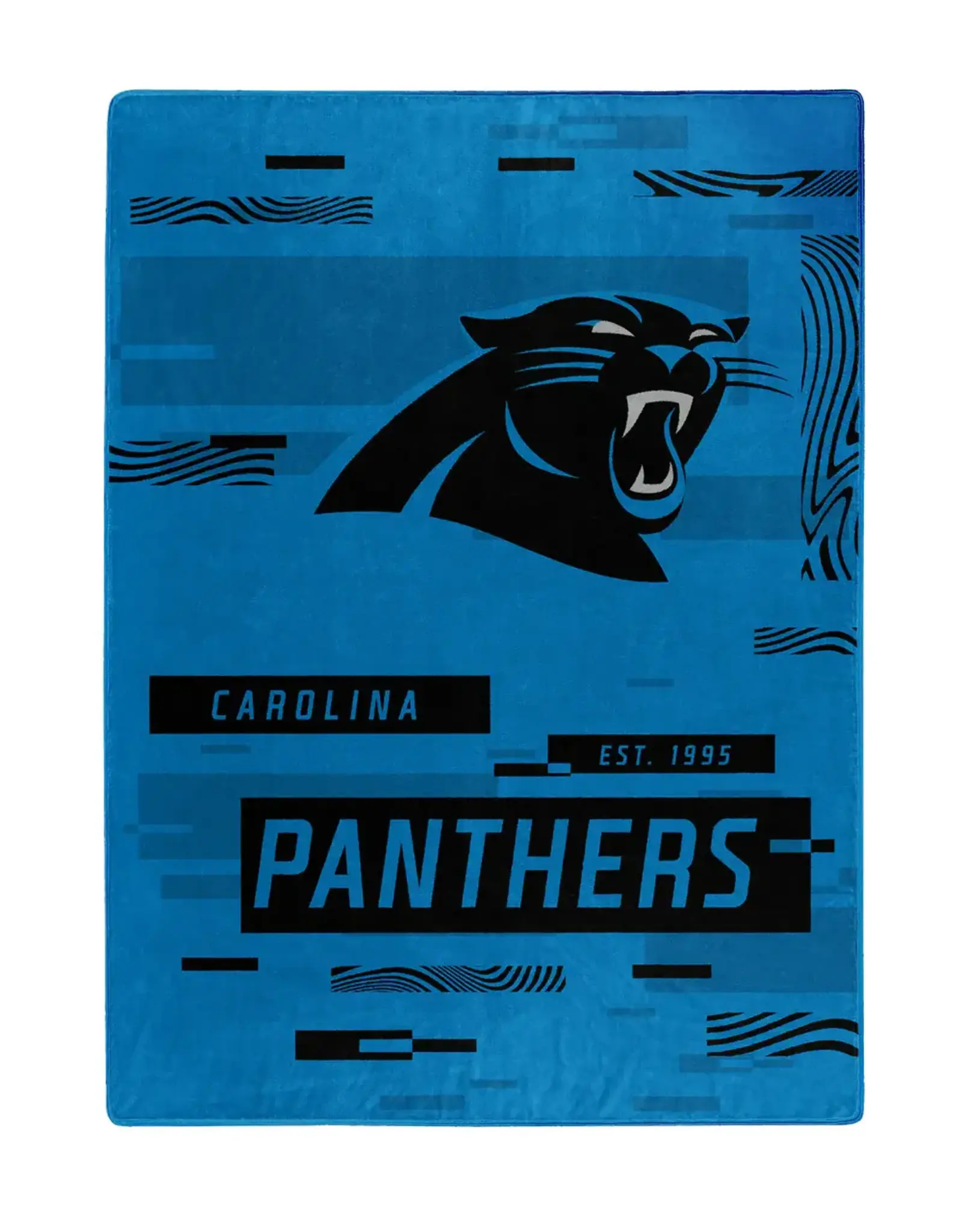 Northwest Carolina Panthers 60x80 Digitize Royal Plush Blanket