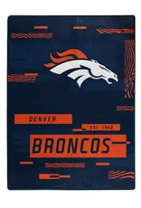 Northwest Denver Broncos 60x80 Digitize Royal Plush Blanket