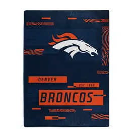 Northwest Denver Broncos 60x80 Digitize Royal Plush Blanket