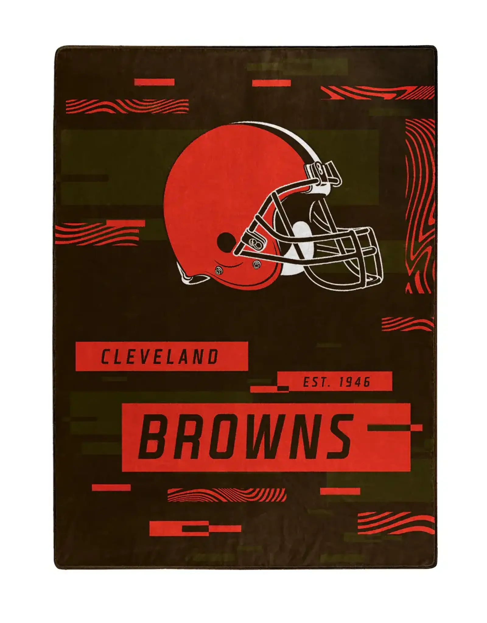 Northwest Cleveland Browns 60x80 Digitize Royal Plush Blanket