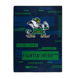 Northwest Notre Dame Fighting Irish 60x80 Digitize Royal Plush Blanket