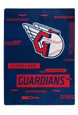 Northwest Cleveland Guardians 60x80 Digitize Royal Plush Blanket