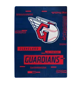 Northwest Cleveland Guardians 60x80 Digitize Royal Plush Blanket