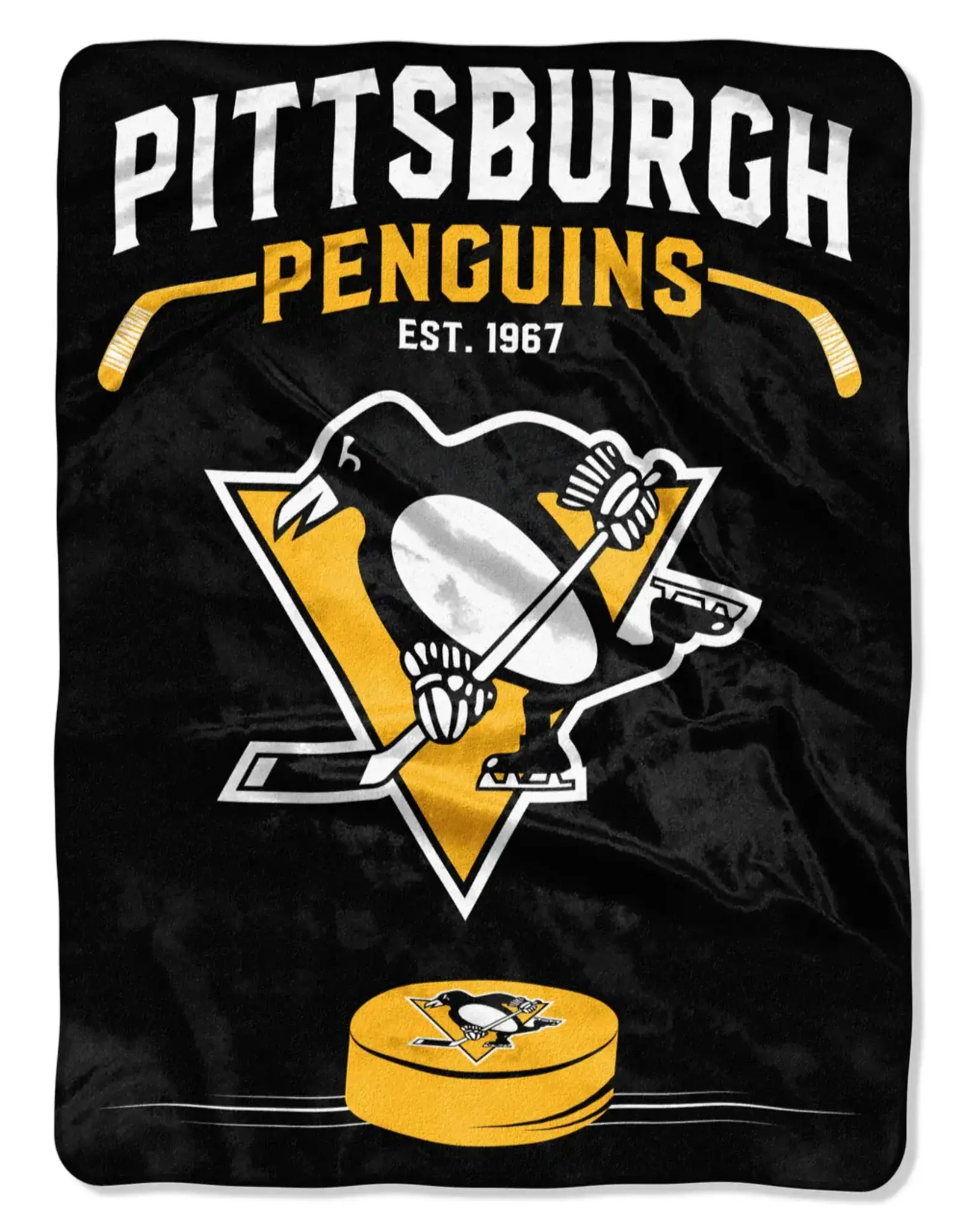Northwest Pittsburgh Penguins 60x80 Digitize Royal Plush Blanket
