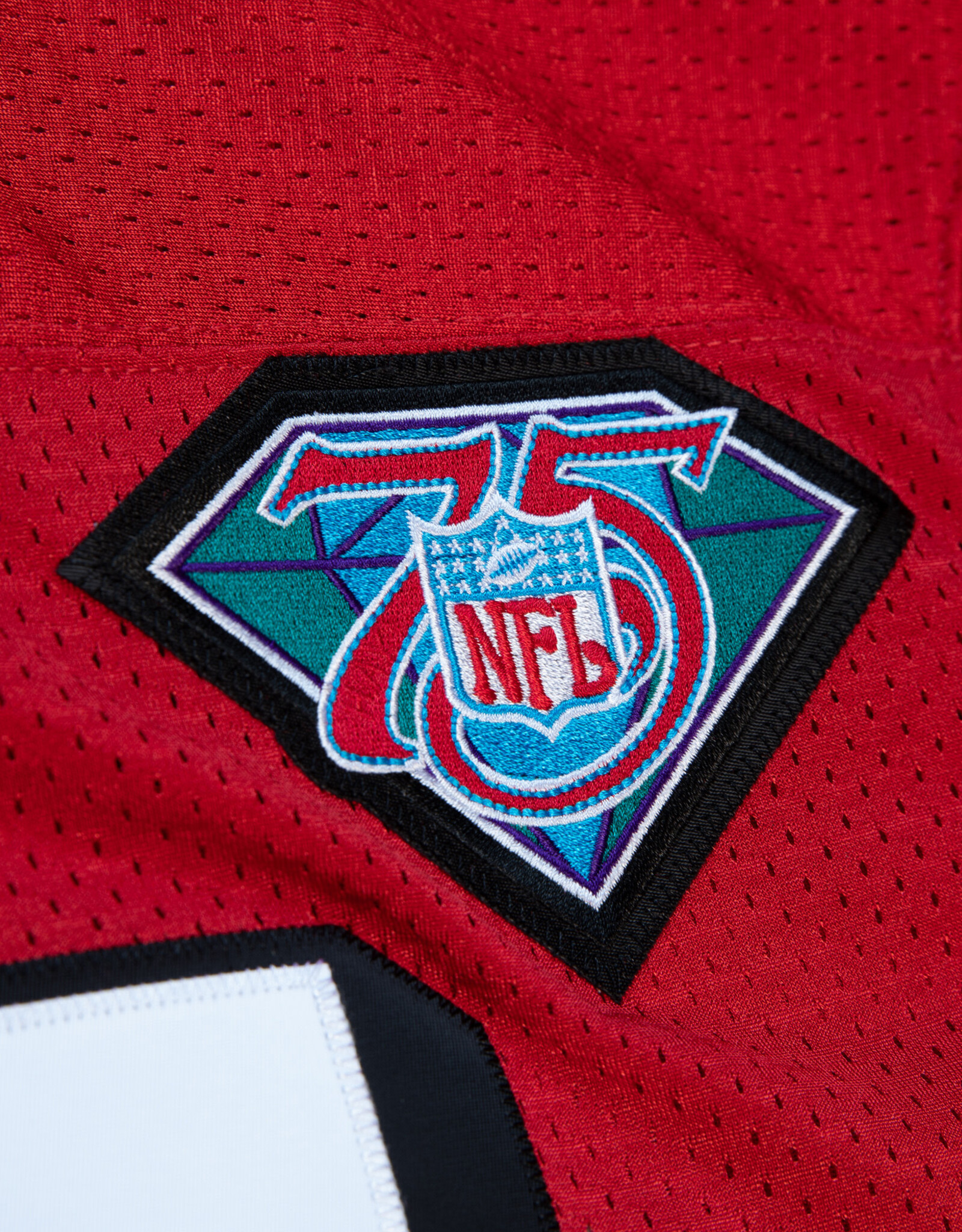 Mitchell & Ness San Francisco 49ers Men' 1994 Deion Sanders Dark Drop Shadow Jersey