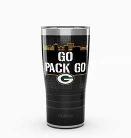 Tervis Green Bay Packers Tervis 20oz Stainless Slogan Skyline Tumbler