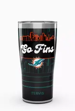 Tervis Miami Dolphins Tervis 20oz Stainless Slogan Skyline Tumbler