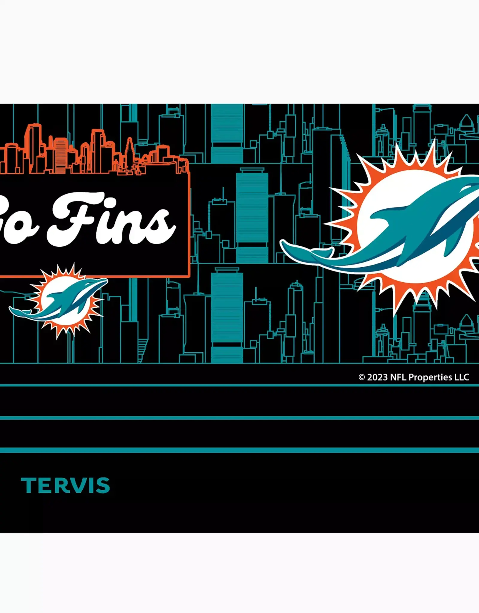 Tervis Miami Dolphins Tervis 20oz Stainless Slogan Skyline Tumbler
