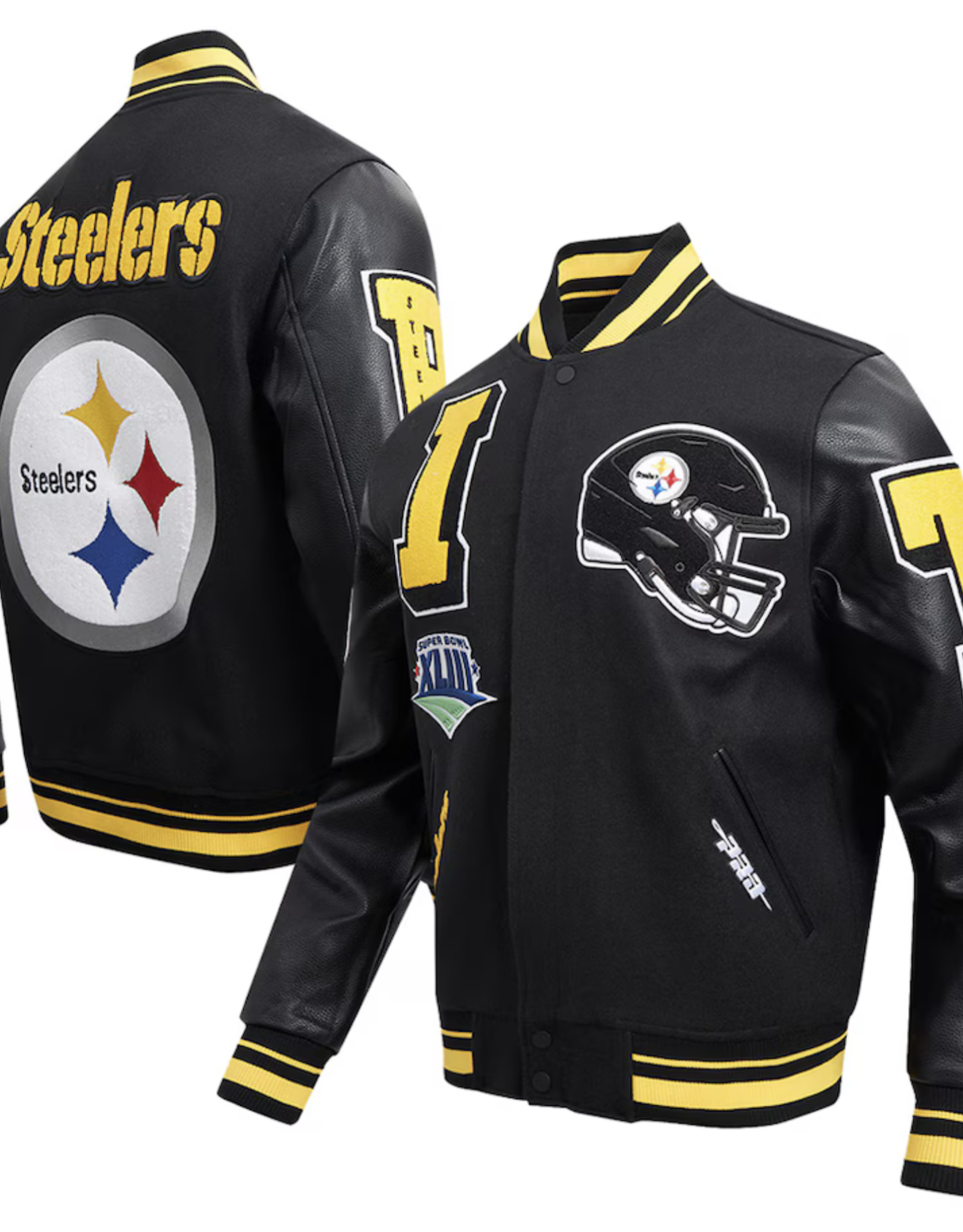 Pro Standard Pittsburgh Steelers Men's Mash Up Varsity Jacket