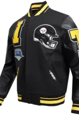 Pro Standard Pittsburgh Steelers Men's Mash Up Varsity Jacket