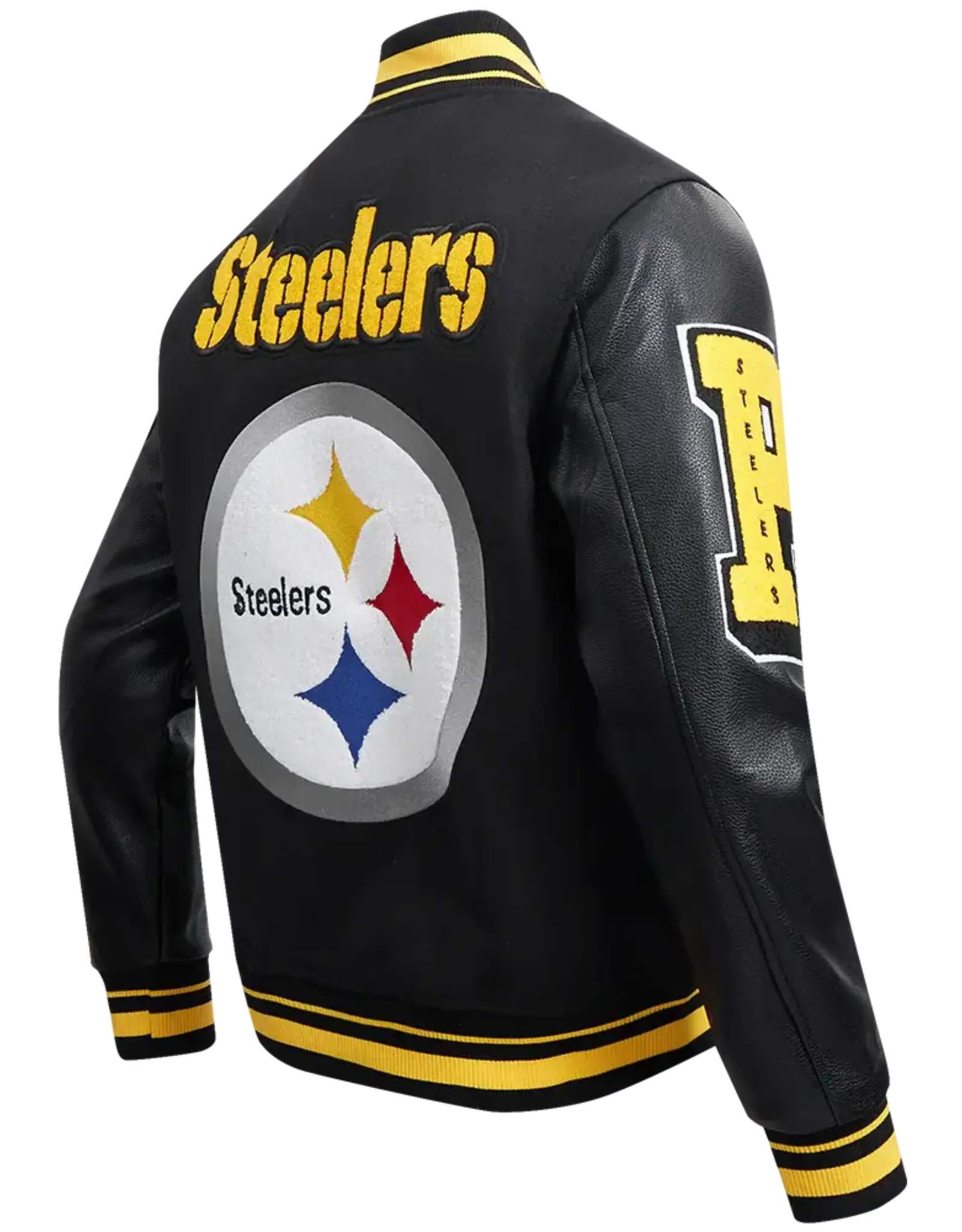 Pro Standard Pittsburgh Steelers Men's Mash Up Varsity Jacket