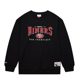 Mitchell & Ness San Francisco 49ers Men's Vintage Logo Fleece Crew