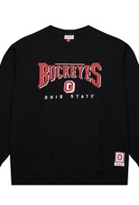 Mitchell & Ness Ohio State Buckeyes Men's Vintage Logo Fleece Crew