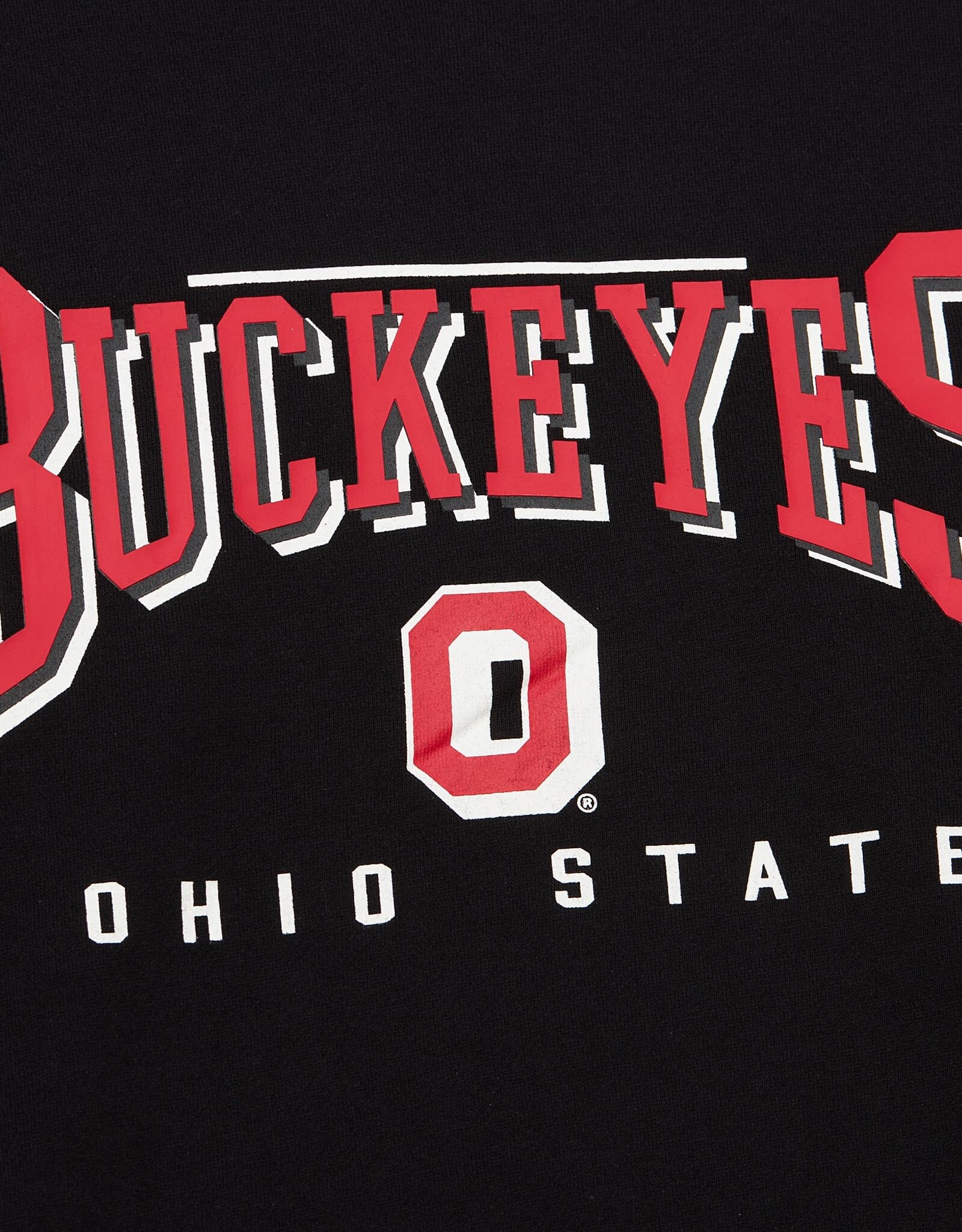 Mitchell & Ness Ohio State Buckeyes Men's Vintage Logo Fleece Crew