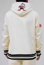 Pro Standard Cleveland Browns Men's Retro Classic Fleece Pullover Hoodie - Eggshell