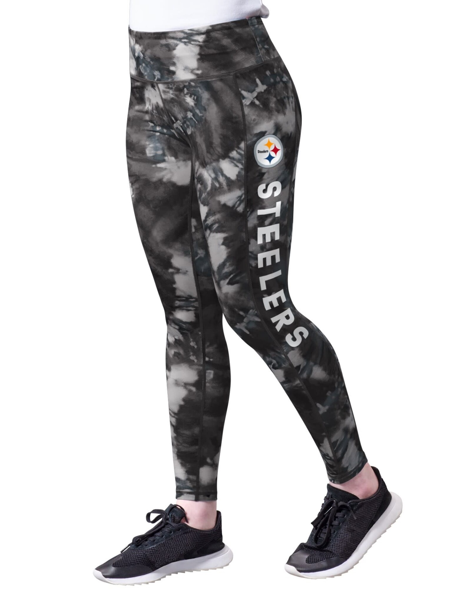 MSX Pittsburgh Steelers Women's Aubrey Splatter Print Leggings