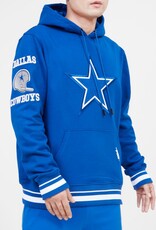 Pro Standard Dallas Cowboys Men's Retro Classic Fleece Pullover Hoodie - Blue
