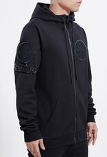 Pro Standard Pittsburgh Steelers Men's Triple Black Front Zip Hoodie