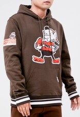 Pro Standard Cleveland Browns Men's Retro Classic Fleece Pullover Hoodie - Brown