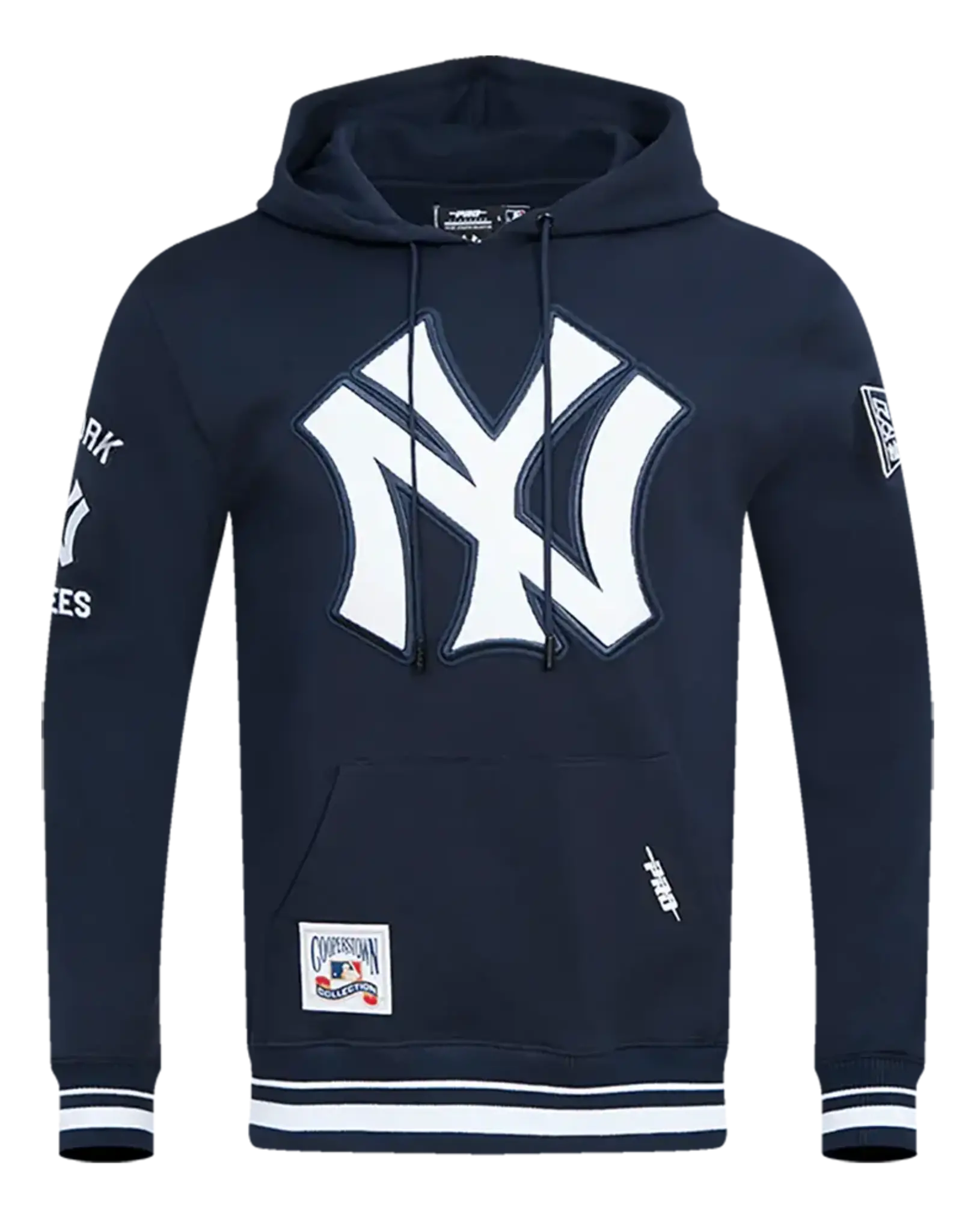 Pro Standard New York Yankees Men's Retro Classic Fleece Pullover Hoodie - Navy